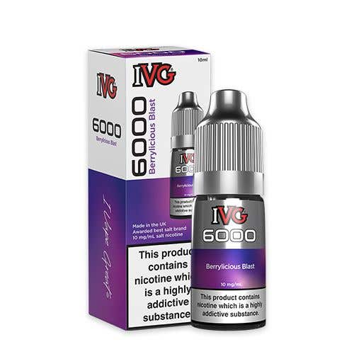 IVG 6000 Nic Salt 10ml Bottle Box of 10 | only £19.99 | Cheapest Vape Shop in Uk