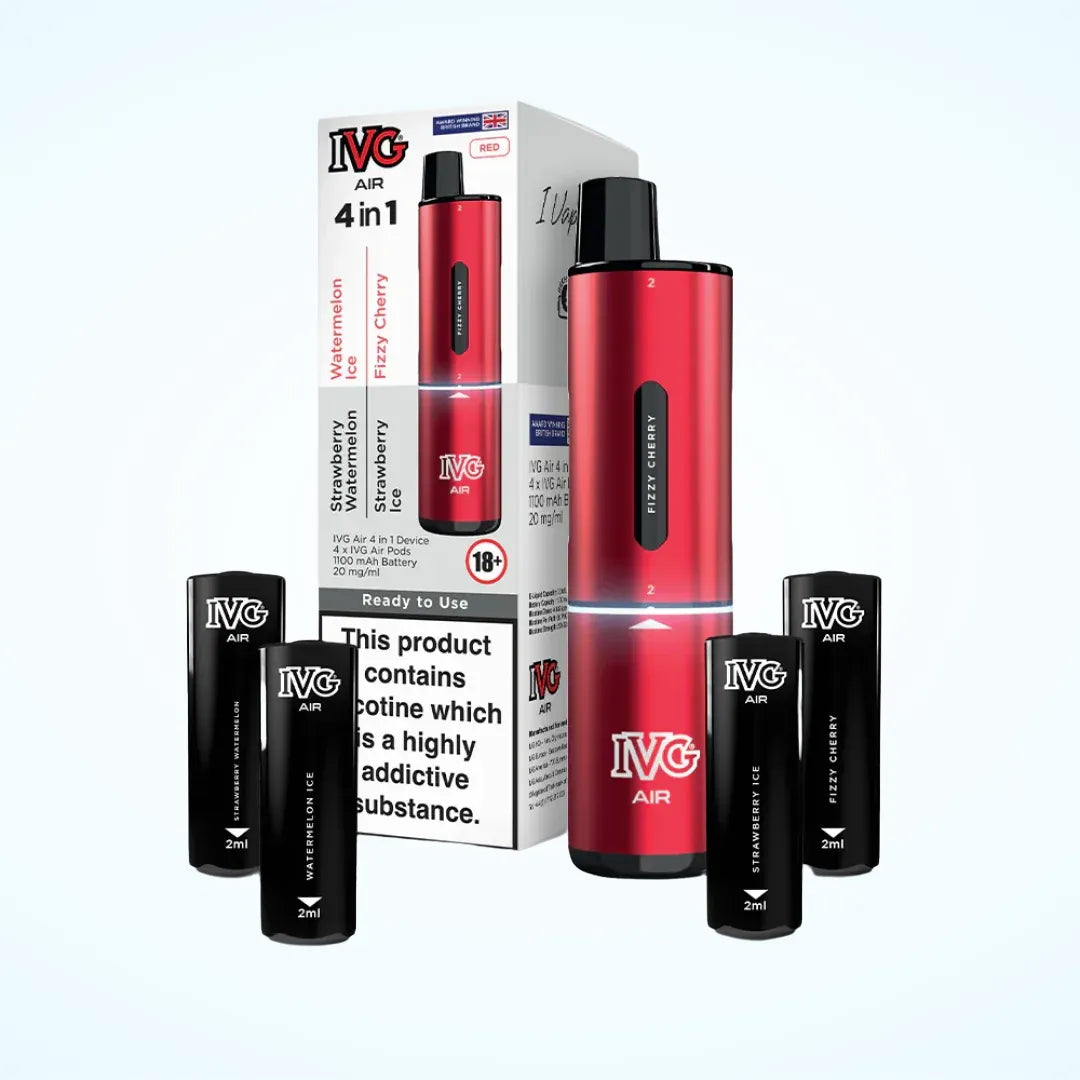 IVG Air 4-in-1 2400 Puffs Prefilled Pod Kit | Up to 2400 Puffs | only £6.99 | Cheapest Vape Shop in Uk