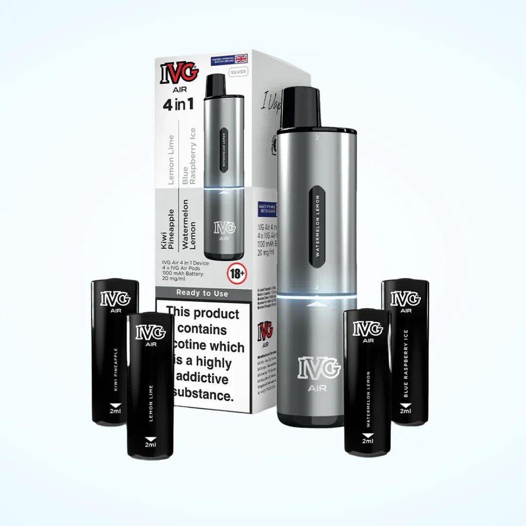 IVG Air 4-in-1 2400 Puffs Prefilled Pod Kit | Up to 2400 Puffs | only £6.99 | Cheapest Vape Shop in Uk