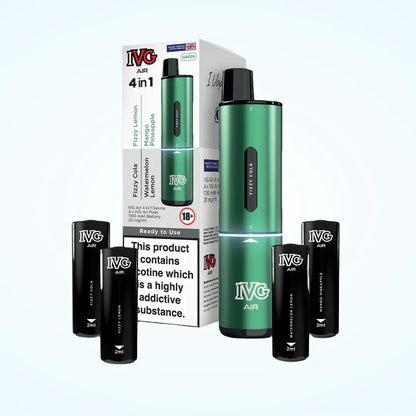 IVG Air 4-in-1 2400 Puffs Prefilled Pod Kit | Up to 2400 Puffs | only £6.99 | Cheapest Vape Shop in Uk