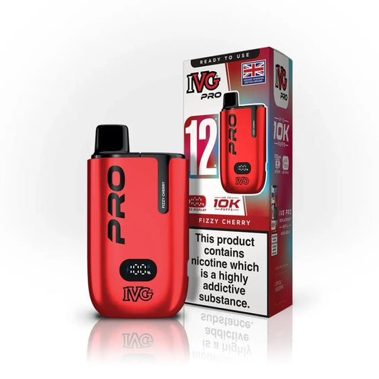 IVG Pro 12 10K Puffs Starter Kit 0mg (Zero Nicotine) | Up to 10000 Puffs| only £9.99 | Cheapest Vape Shop in Uk