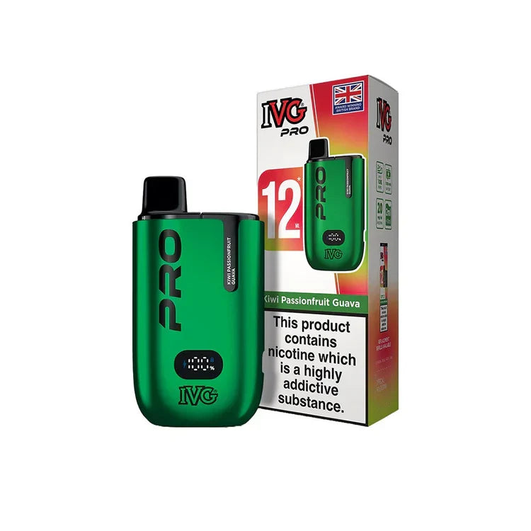 IVG Pro 12 Prefilled Vape Kit TPD Compliant | Only For £9.99 | 3 For £26.99 | only £9.99 | Cheapest Vape Shop in Uk