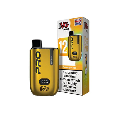IVG Pro 12 Prefilled Vape Kit TPD Compliant | Only For £9.99 | 3 For £26.99 | only £9.99 | Cheapest Vape Shop in Uk