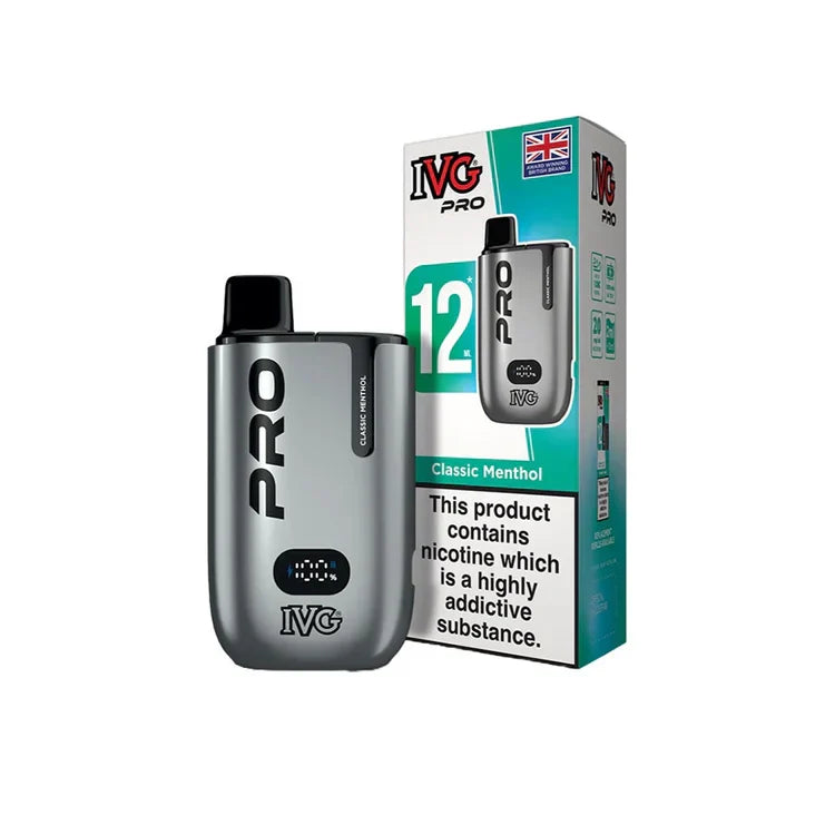 IVG Pro 12 Prefilled Vape Kit TPD Compliant - Box of 10 | only £74.99| Cheapest Vape Shop in Uk