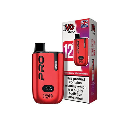 IVG Pro 12 Prefilled Vape Kit TPD Compliant - Box of 10 | only £74.99| Cheapest Vape Shop in Uk
