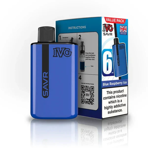IVG SAVR 3000 Prefilled Pod Vape Kit TPD Compliant - Box of 10 | only £58 | Cheapest Vape Shop in Uk