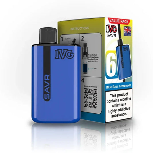 IVG SAVR 3000 Prefilled Pod Vape Kit TPD Compliant | only £6.99 | Cheapest Vape Shop in Uk