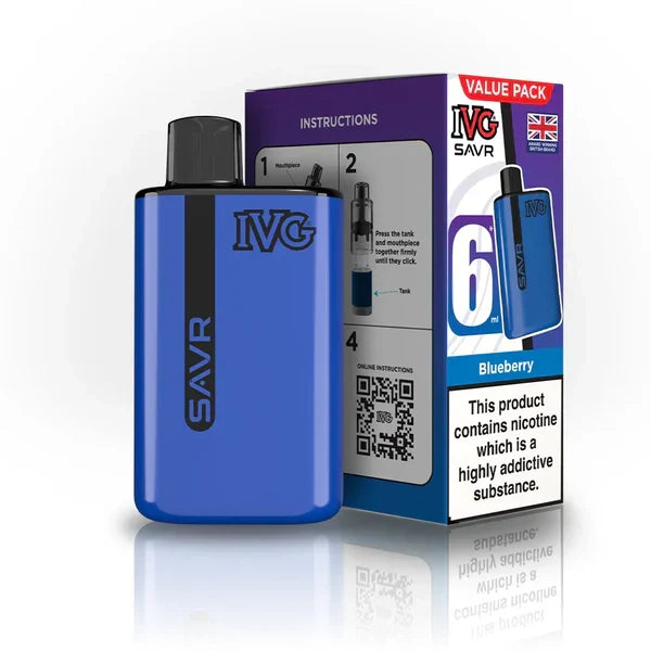 IVG SAVR 3000 Prefilled Pod Vape Kit TPD Compliant - Box of 10 | only £58 | Cheapest Vape Shop in Uk