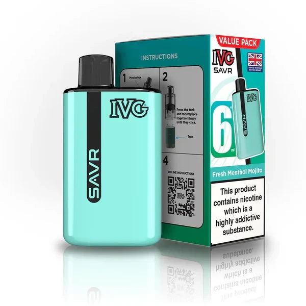 IVG SAVR Prefilled Pod Vape Kit TPD Compliant | Only £5.99 | Any 3 For £18 | only £5.99 | Cheapest Vape Shop in Uk
