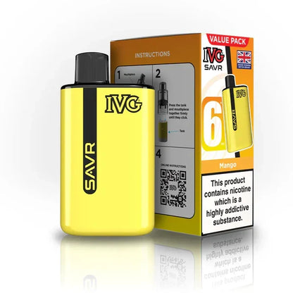 IVG SAVR Prefilled Pod Vape Kit TPD Compliant | Only £5.99 | Any 3 For £18 | only £5.99 | Cheapest Vape Shop in Uk