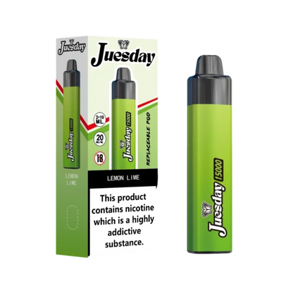 Juesday 15000 Puffs Prefilled Pod Kit | Only £10.99 | Buy 1 Get 1 Free| Cheapest Vape Shop in Uk