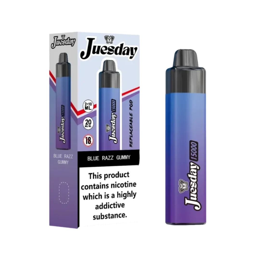 Juesday 15000 Puffs Prefilled Pod Kit | Only £10.99 | Buy 1 Get 1 Free| Cheapest Vape Shop in Uk