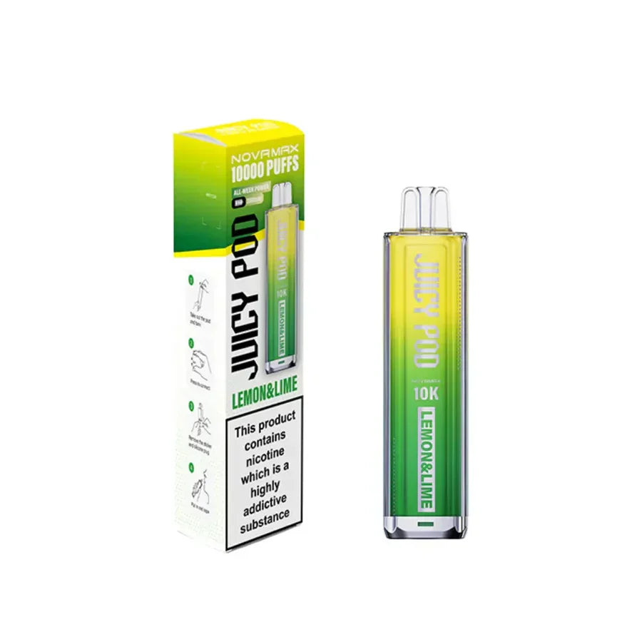 Juicy Pod Novamax 10K Prefilled Pod Vape Kit | Only £7.99 | Any 3 £23 | only £7.99 | Cheapest Vape Shop in Uk