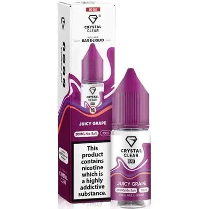 Crystal Clear Nic Salts 10ml | only £3.99 | Cheapest Vape Shop in Uk