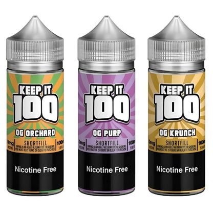 Keep It 100 OG Series 100ml Shortfill - Vapeareawholesale