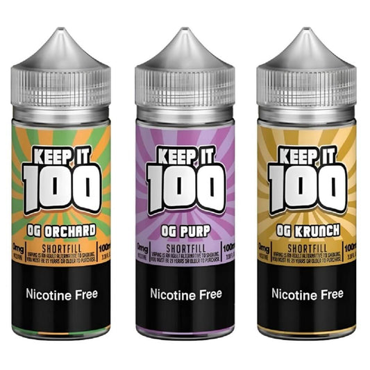 Keep It 100 OG Series 100ml Shortfill - Vapeareawholesale