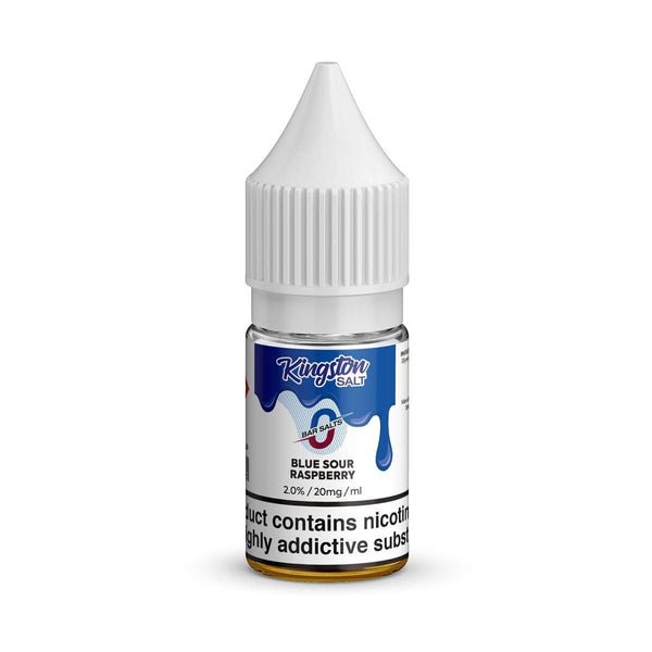 Kingston Salt Bar Salt E-Liquid Nic Salt-10ml-Box of 10 - Blue Sour Raspberry -Vape Area UK