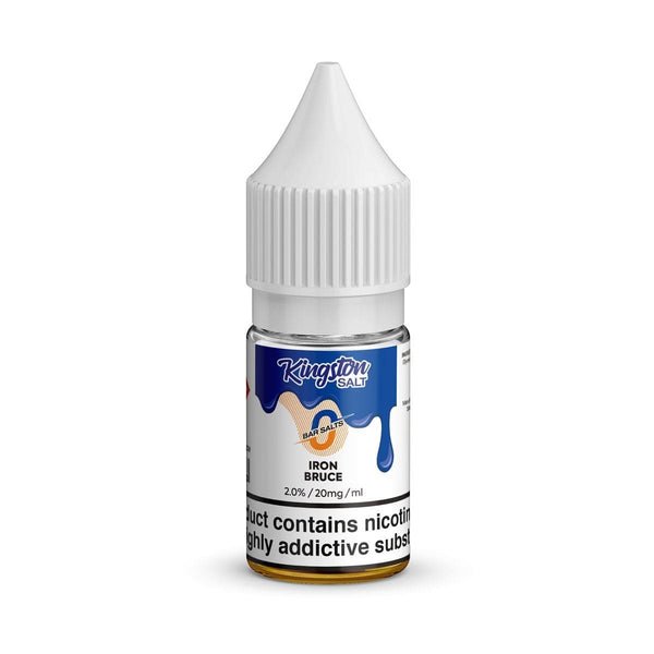 Kingston Salt Bar Salt E-Liquid Nic Salt-10ml-Box of 10 - Iron Bruce -Vape Area UK