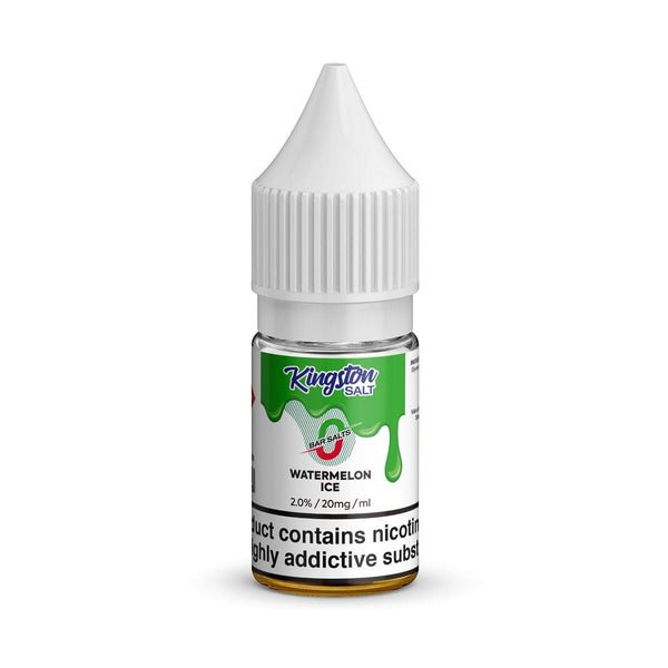 Kingston Salt Bar Salt E-Liquid Nic Salt-10ml-Box of 10 - Watermelon Ice -Vape Area UK