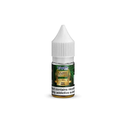 Kingston Salt Luxe Edition E-Liquids Nic Salt-10ml- Box of 10 - Sour Apple -Vape Area UK