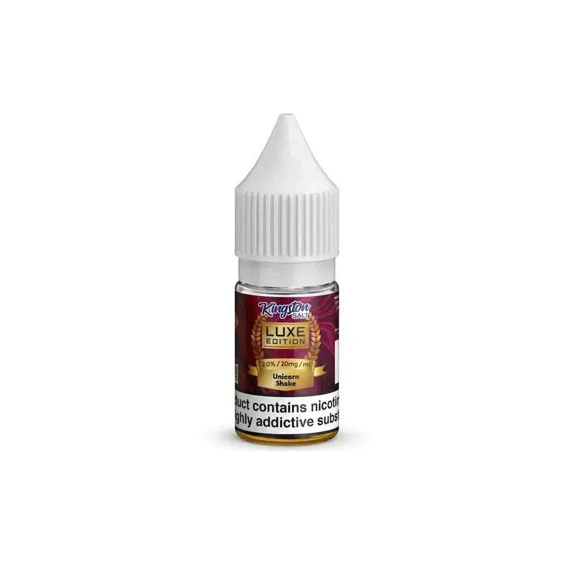 Kingston Salt Luxe Edition E-Liquids Nic Salt-10ml- Box of 10 - Unicorn Shake -Vape Area UK