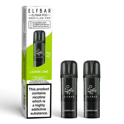 Elf Bar 600 Prefilled Pods (Pack of 2) - Box of 10 | only £32.99 | Cheapest Vape Shop in Uk