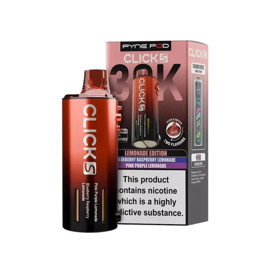 Pyne Pod Click S 30K Prefilled Pods | Only £6.49 | Any 3 For £14.99 | only £6.49 | Cheapest Vape Shop in Uk