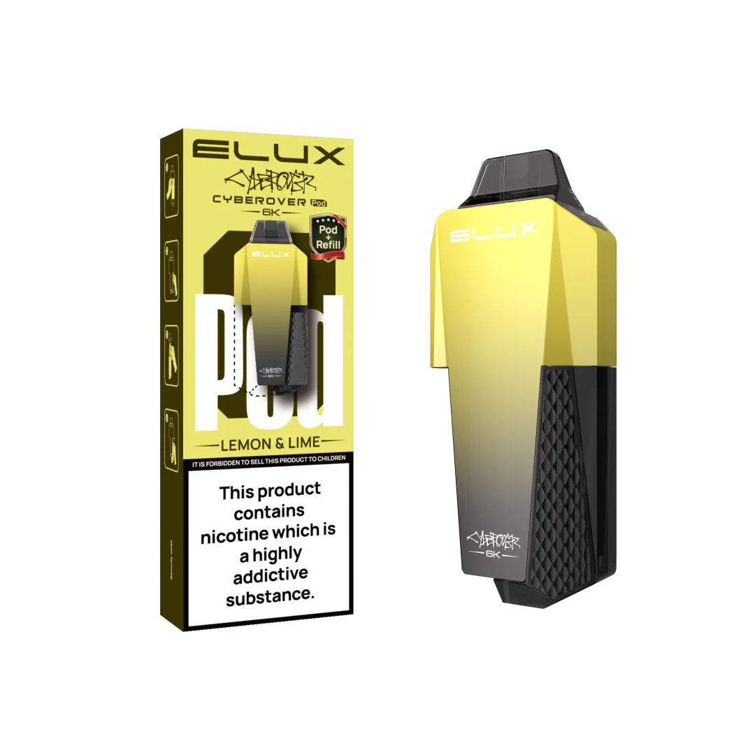Elux Cyberover 6000 Prefilled Pods | Only £6.99 | Any 3 For £18.99 | only £6.99 | Cheapest Vape Shop in Uk