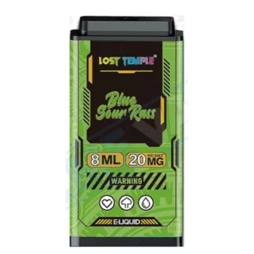 Lost Temple 3500 Puff Replacement Pods Cartridge - 20mg Nicotine - Blue Sour Razz -Vape Area UK