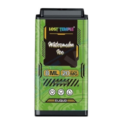 Lost Temple 3500 Puff Replacement Pods Cartridge - 20mg Nicotine - Watermelon Ice -Vape Area UK