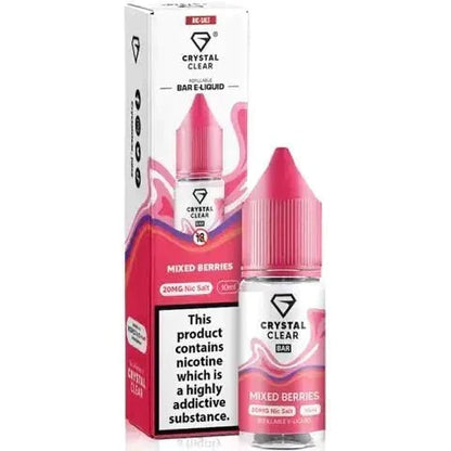 Crystal Clear Nic Salts 10ml | only £3.99 | Cheapest Vape Shop in Uk