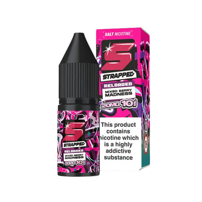 Strapped Reloaded Nic Salt UK Box of 10 | only £24.29 | Cheapest Vape Shop in Uk
