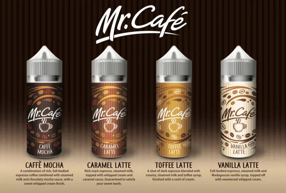Mr.Cafe E-liquid Coffee 100ml | only £9.95 | Cheapest Vape Shop in Uk