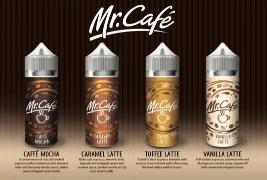 Mr.Cafe E-liquid Coffee 100ml | only £9.95 | Cheapest Vape Shop in Uk