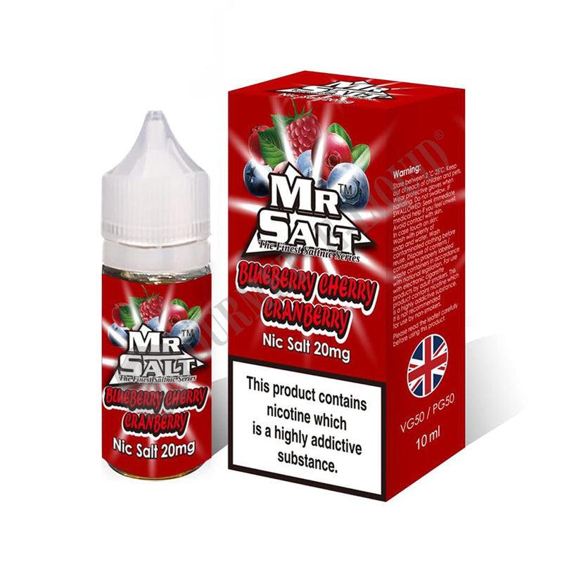 Mr Salt 10ml Nic Salt E-liquid - Pack of 10 - Blueberry Cherry Cranberry -Vape Area UK