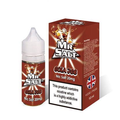 Mr Salt 10ml Nic Salt E-liquid - Pack of 10 - Cola Ice -Vape Area UK