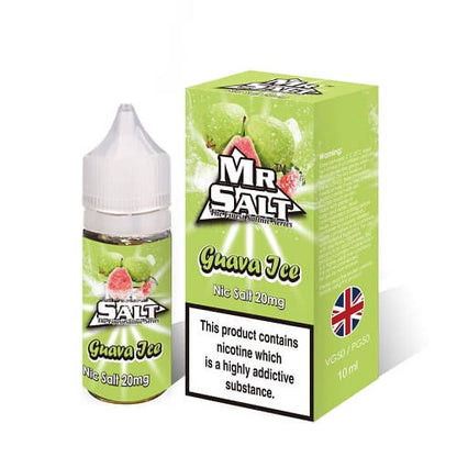 Mr Salt 10ml Nic Salt E-liquid - Pack of 10 - Guava Ice -Vape Area UK