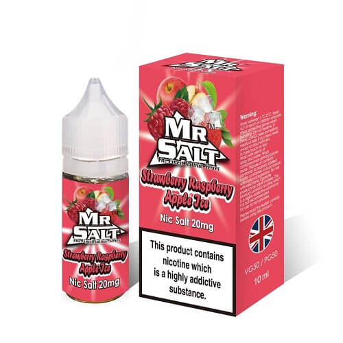 Mr Salt 10ml Nic Salt E-liquid - Pack of 10 - Strawberry Raspberry Apple Ice -Vape Area UK