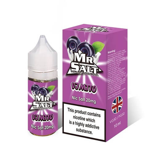 Mr Salt 10ml Nic Salt E-liquid - Pack of 10 - Vimto -Vape Area UK