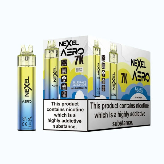 Nexel Aero 7000 Puffs Prefilled Pod Kit | Up to 7000 Puffs| only £9.99 | Cheapest Vape Shop in Uk