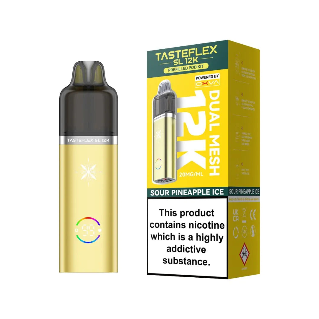 Oxva Tasteflex SL 12K Puffs Prefilled Pod Kit | Up to 12000 Puffs| Only £10.99 || Cheapest Vape Shop in Uk