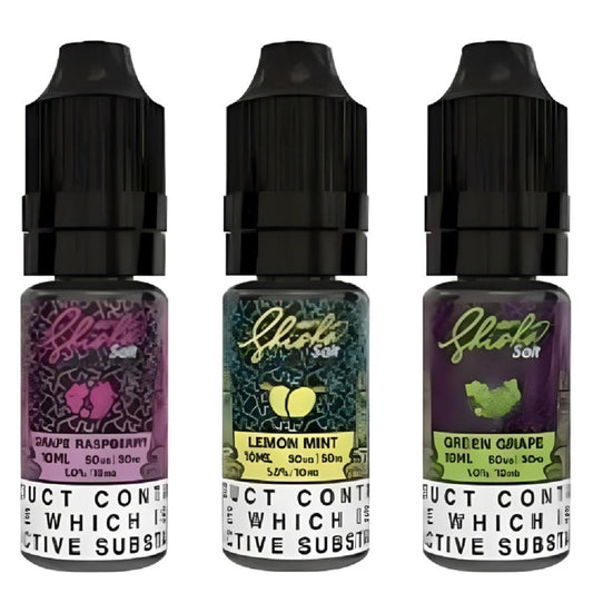 Pack of 10 Nasty Shisha 10ML Nic Salt - Vapewholesalesupplier