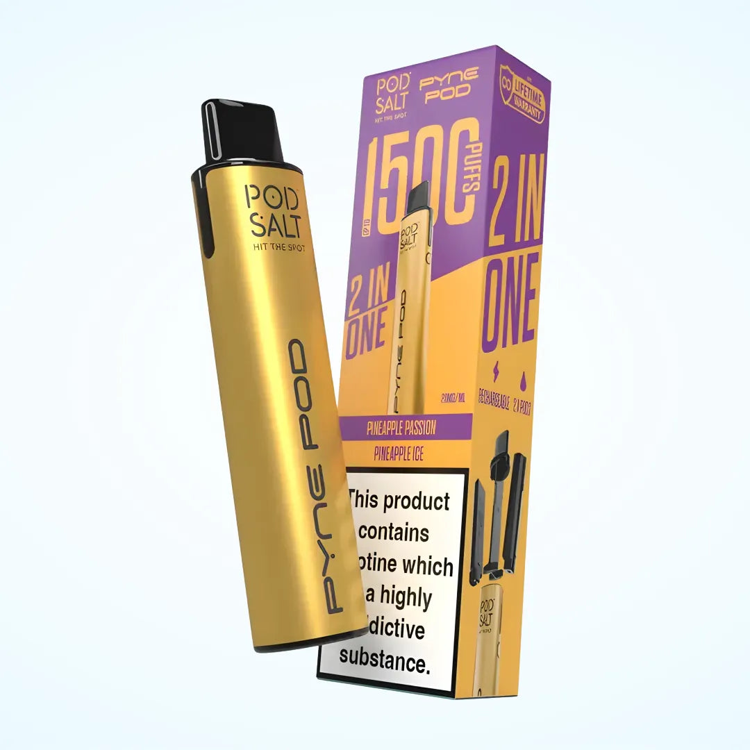 Pod Salt Pyne Pod 2-in-1 1500 Puffs Pod Vape Kit | Up to 1500 Puffs| only £6.99 | Cheapest Vape Shop in Uk