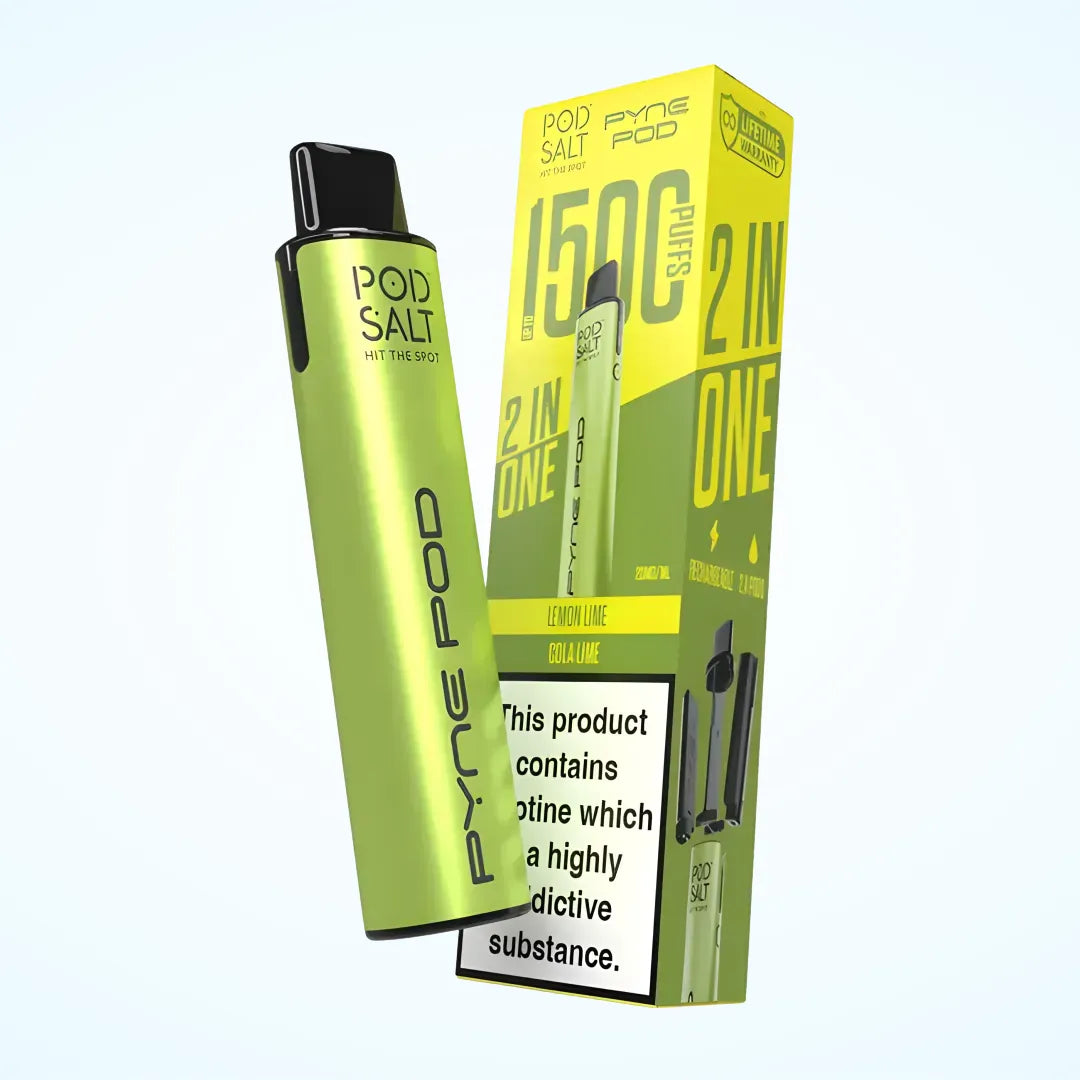 Pod Salt Pyne Pod 2-in-1 1500 Puffs Pod Vape Kit | Up to 1500 Puffs| only £6.99 | Cheapest Vape Shop in Uk