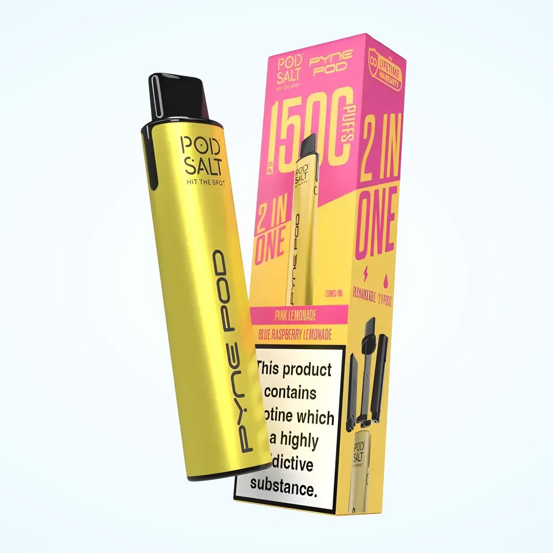 Pod Salt Pyne Pod 2-in-1 1500 Puffs Pod Vape Kit | Up to 1500 Puffs| only £6.99 | Cheapest Vape Shop in Uk