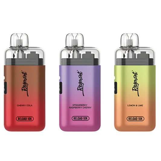 Reymont Pura Reload 10K Puffs Prefilled Pod Kit | Up to 10000 Puffs | only £11.99 | Cheapest Vape Shop in Uk
