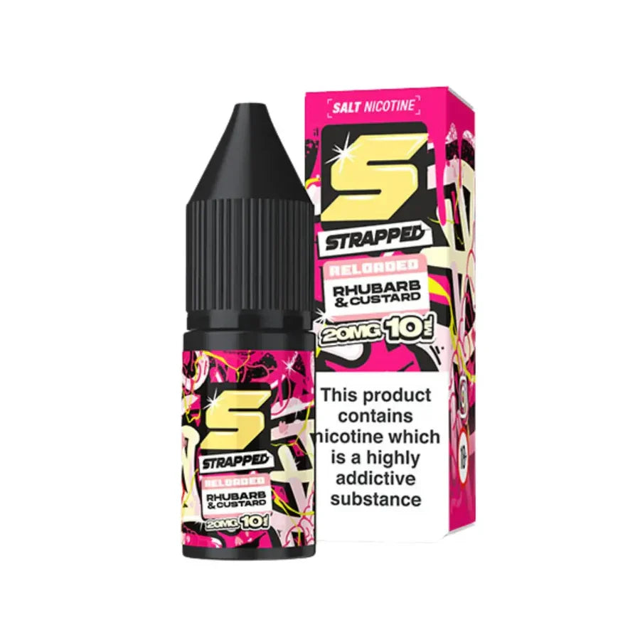 Strapped Reloaded Nic Salt UK Box of 10 | only £24.29 | Cheapest Vape Shop in Uk