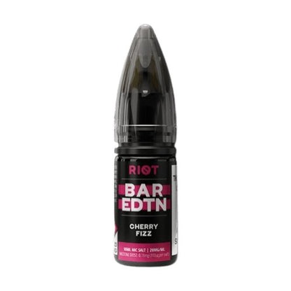 Riot Squad Bar Edition Nic Salt 10ml E-liquids - Box of 10 - Cherry Fizzy -Vape Area UK
