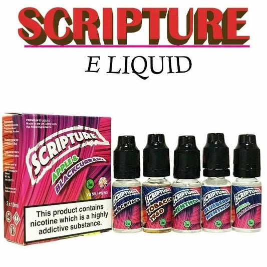 Scripture 30ml E-Liquid (3 x 10ml Bottles) | only £6.99 | Cheapest Vape Shop in Uk