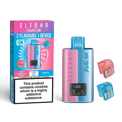 Elf Bar Dual 10K Puffs Prefilled Pod Kit | 2 in 1 Vape | only £8.99 | Cheapest Vape Shop in Uk